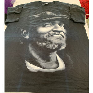 Rare VTG Hanes Hip hop Red Foxx Artist Black T-shirt Size L